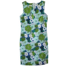 TALBOTS 60's-Inspired Midi Shift Dress Size 10P